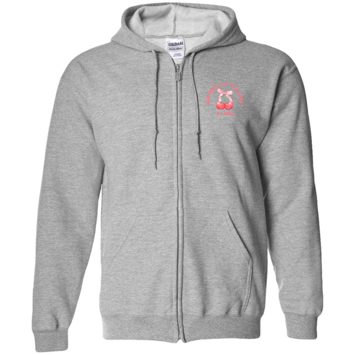 How Sweet It Is -  Zip Up Hooded Sweatshirt