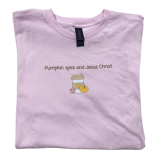 Pumpkin spice and Jesus Christ - T-shirt